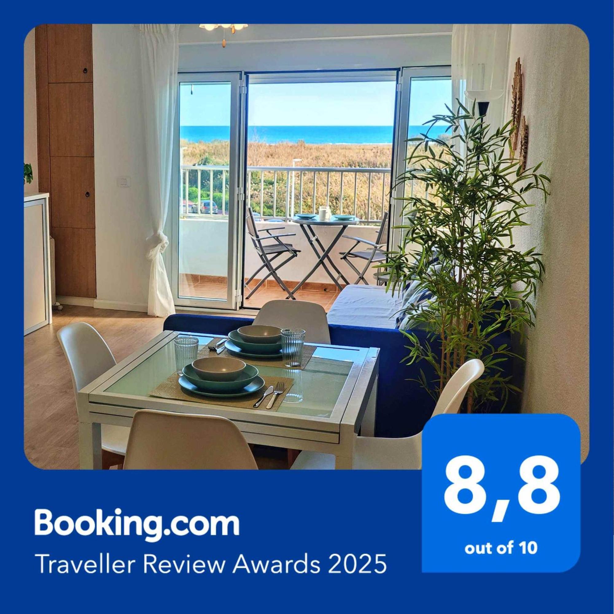 Vista Mar Apartamento Playa Farnals 普拉亚博布拉-德法纳 外观 照片